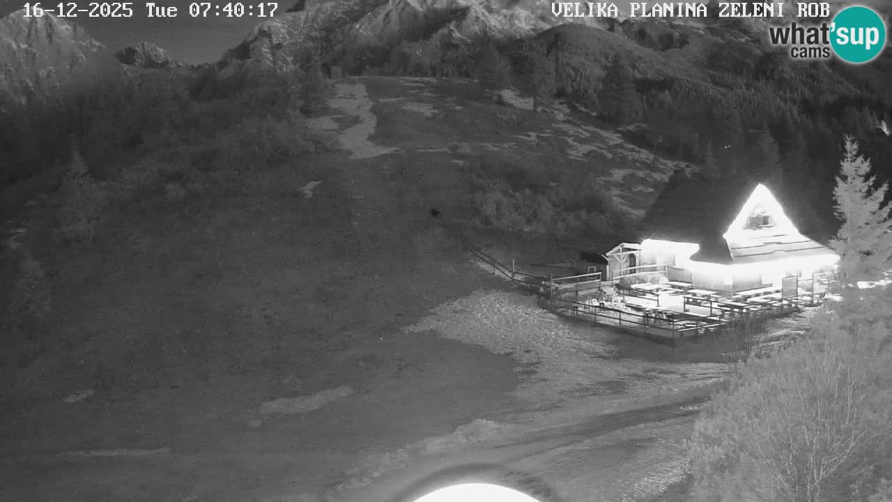 Zeleni Rob | Web kamera Velika Planina