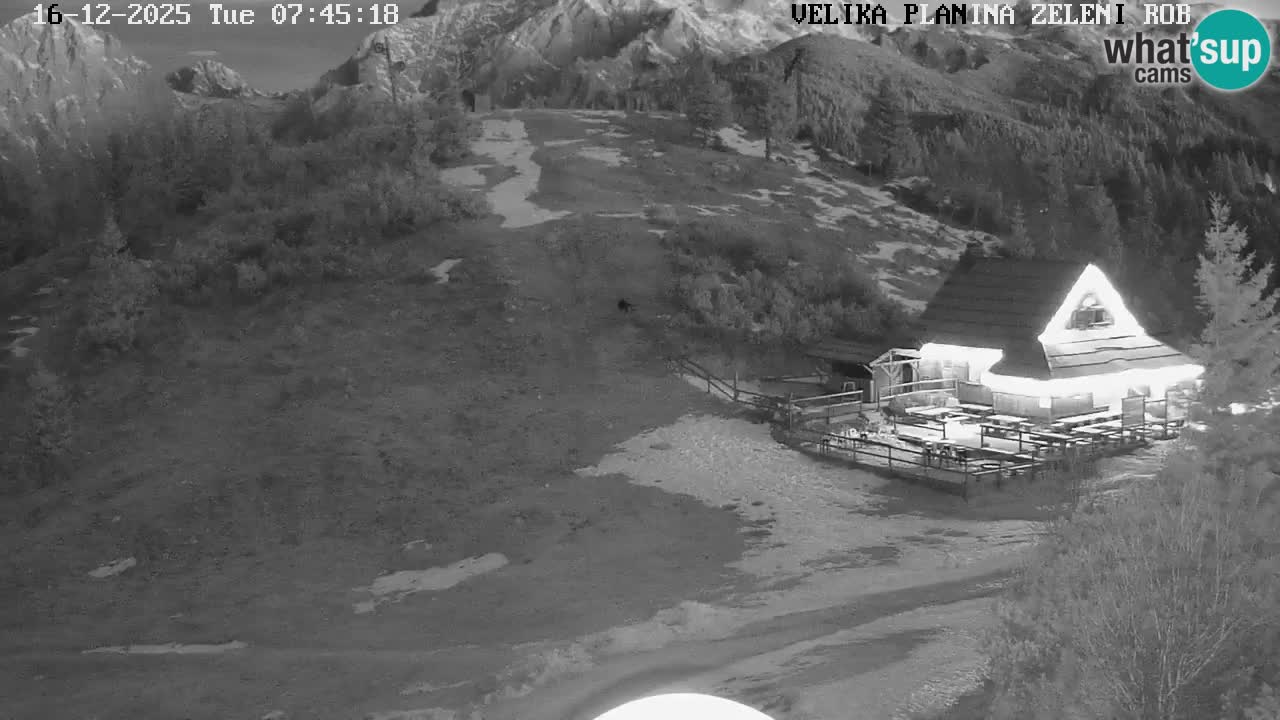 Zeleni Rob | Web kamera Velika Planina