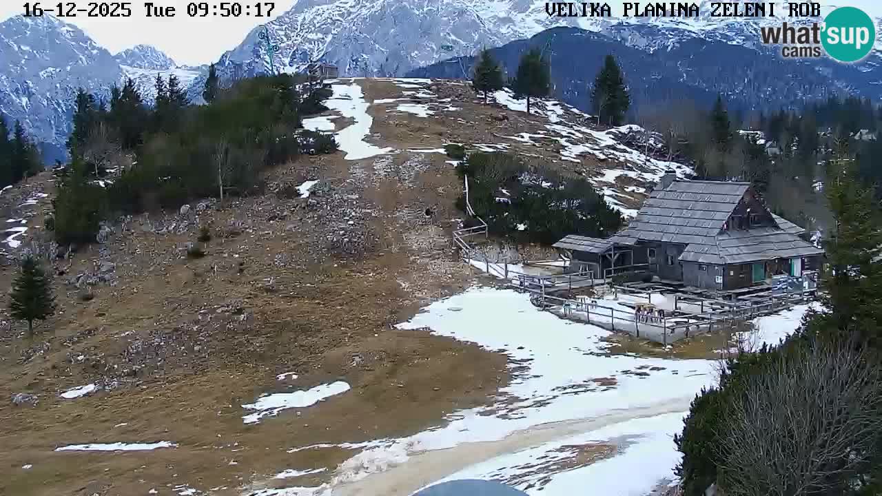 Zeleni Rob – Webcam live | Velika Planina