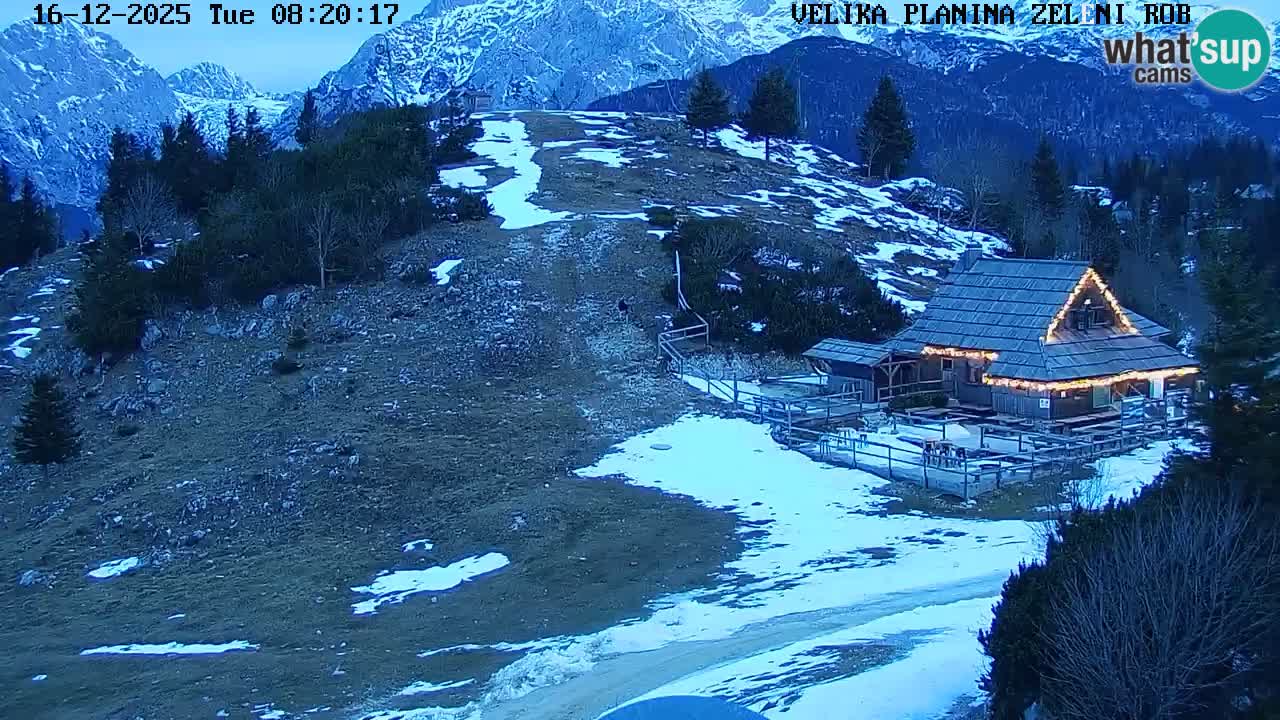 Zeleni Rob – Webcam live | Velika Planina