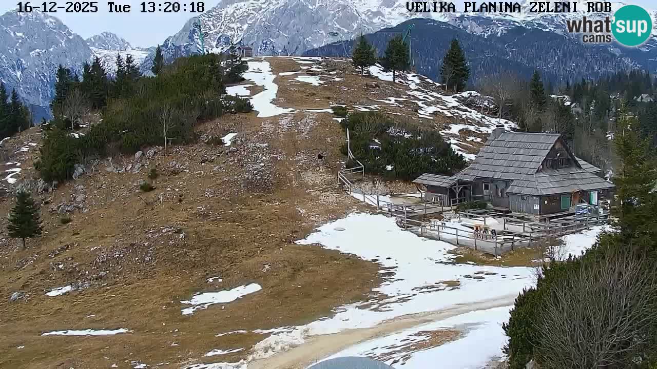 Zeleni Rob – Webcam live | Velika Planina