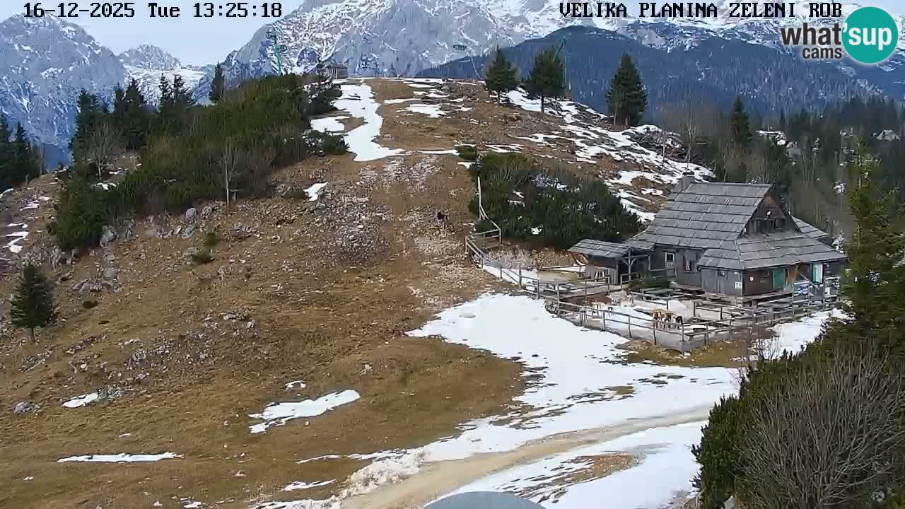 Zeleni Rob – Webcam live | Velika Planina