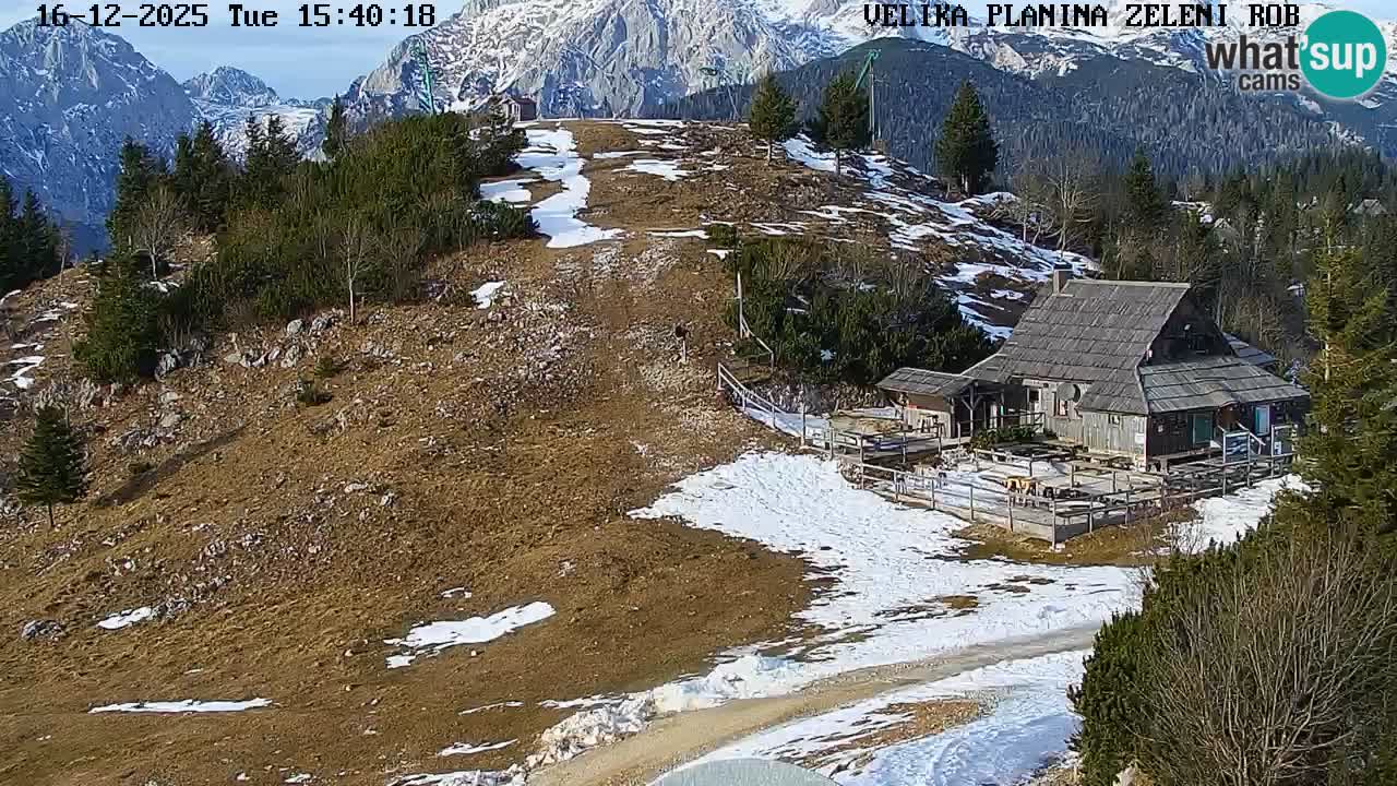 Zeleni Rob – Webcam live | Velika Planina
