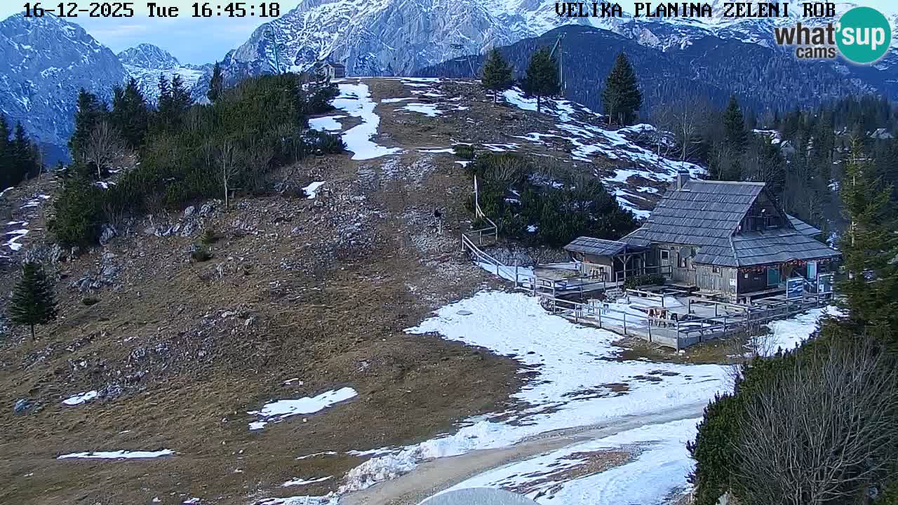 Zeleni Rob – Webcam live | Velika Planina