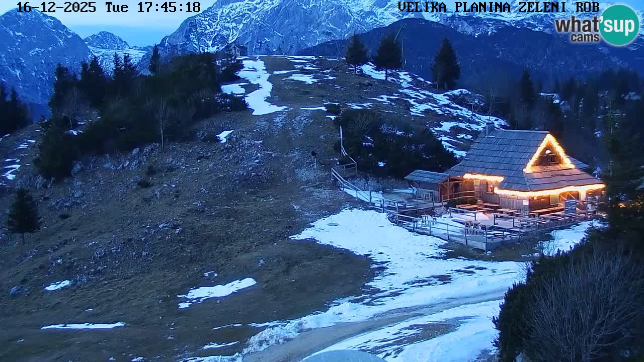 Zeleni Rob – Webcam live | Velika Planina