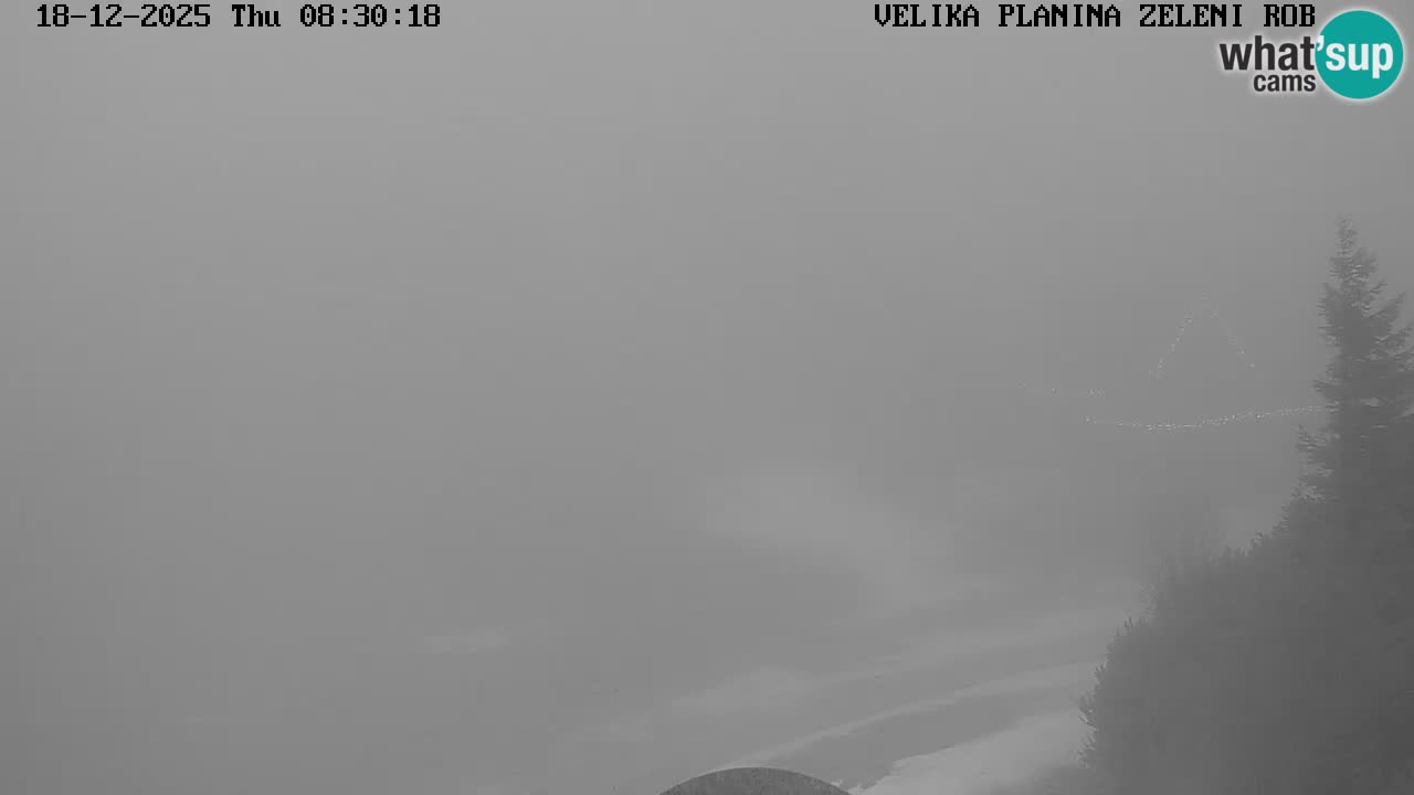Zeleni Rob | Webcam en vivo Velika Planina
