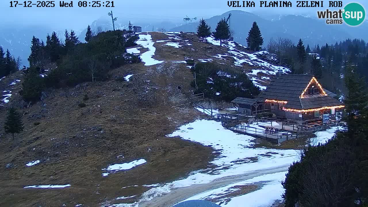 Zeleni Rob – Webcam live | Velika Planina