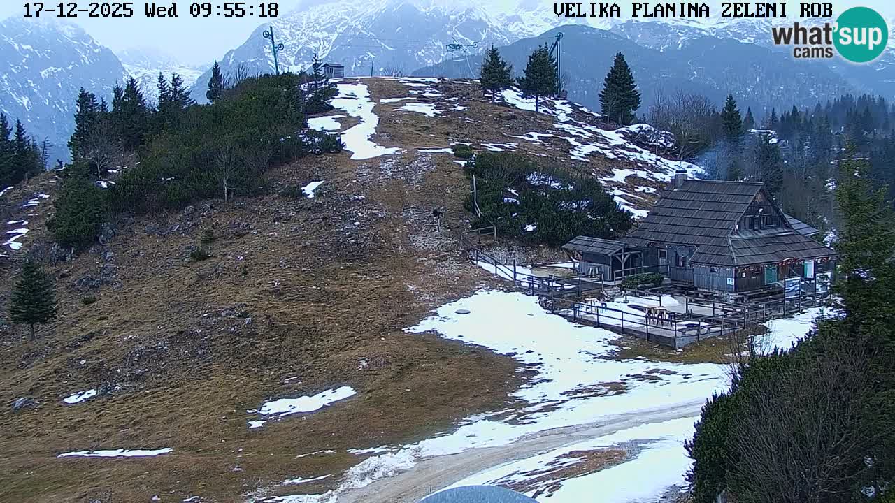 Zeleni Rob | Webcam live Velika Planina