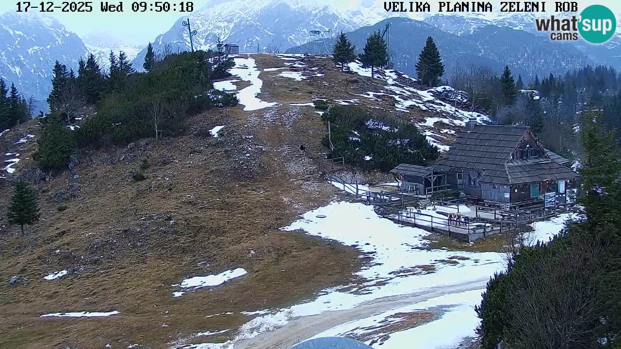 Zeleni Rob – Webcam live | Velika Planina
