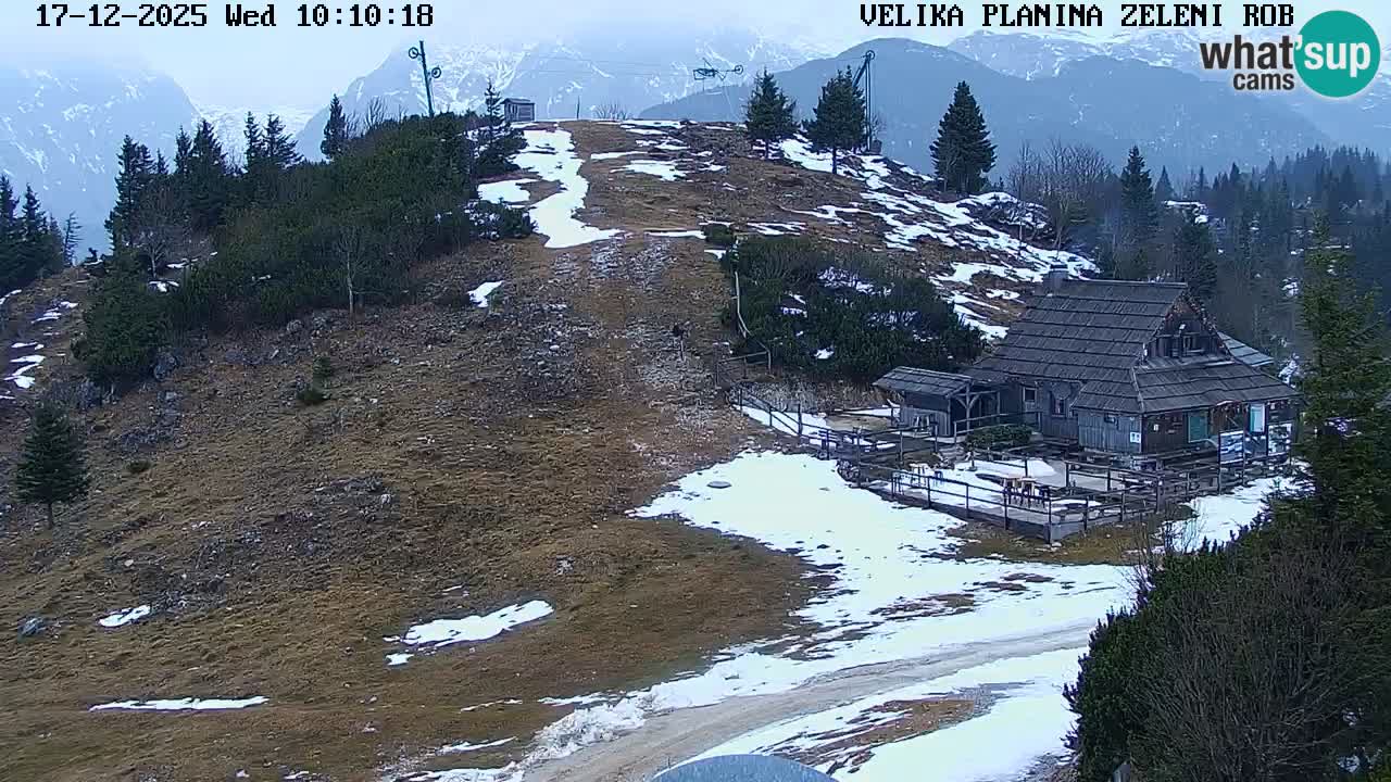 Zeleni Rob – Webcam live | Velika Planina