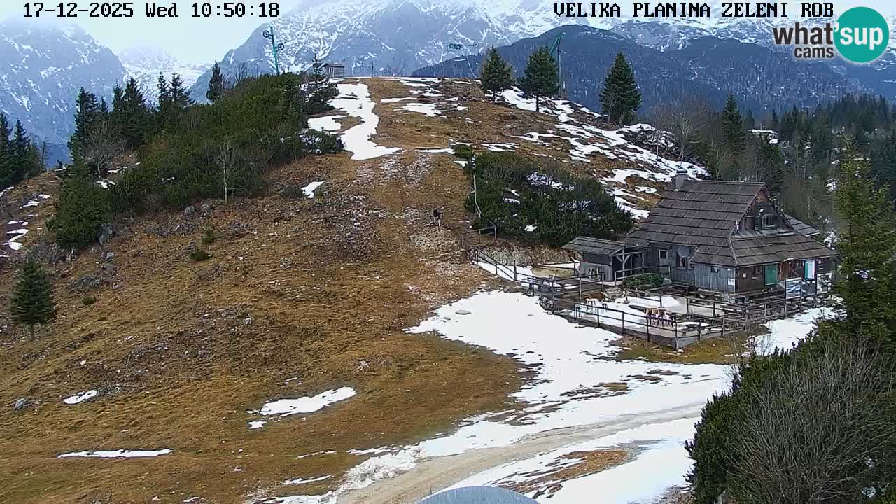 Zeleni Rob – Webcam live | Velika Planina