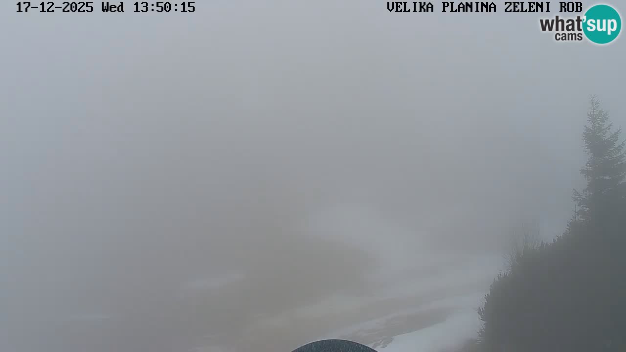 Zeleni Rob | Webcam en vivo Velika Planina