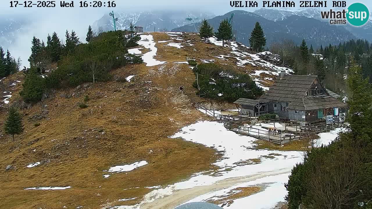 Zeleni Rob – Webcam live | Velika Planina