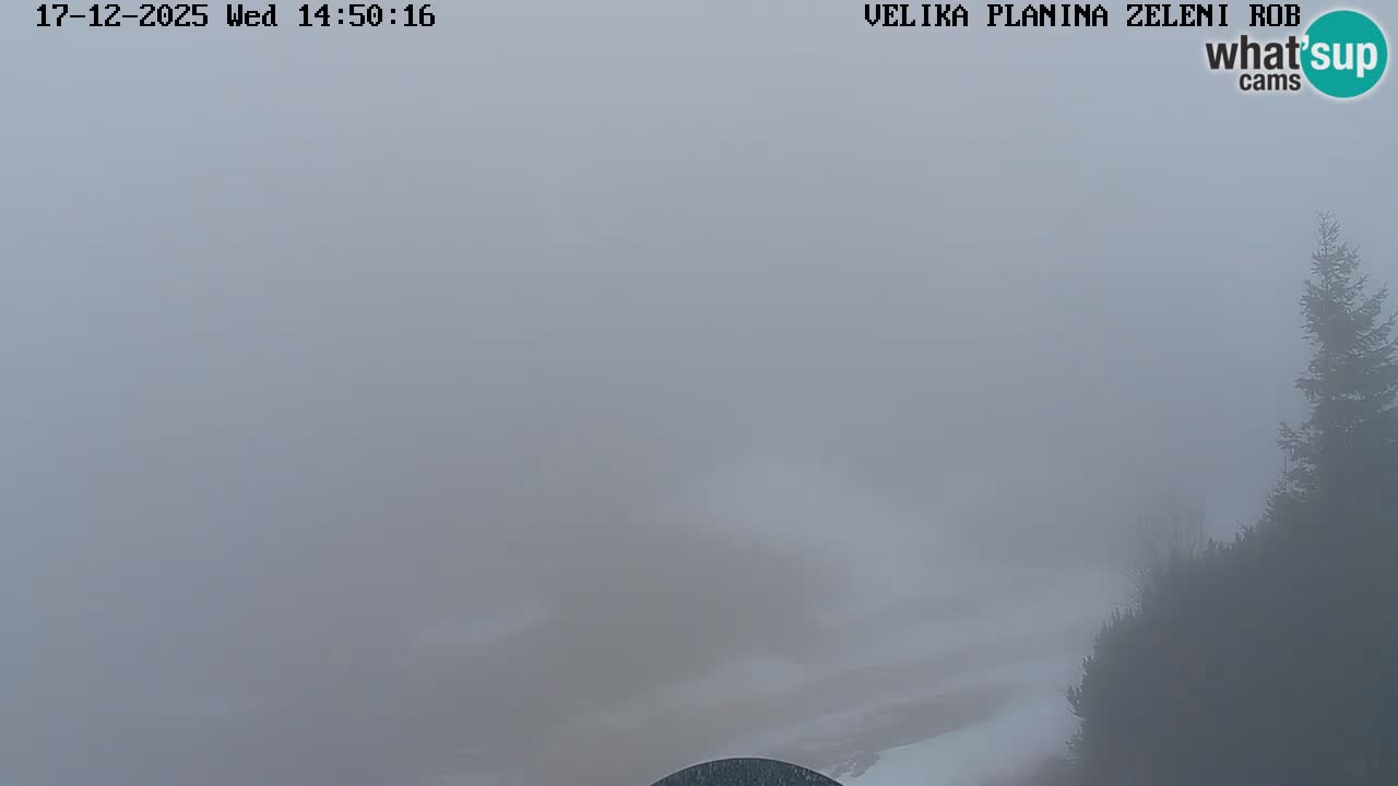 Zeleni Rob | Webcam en vivo Velika Planina