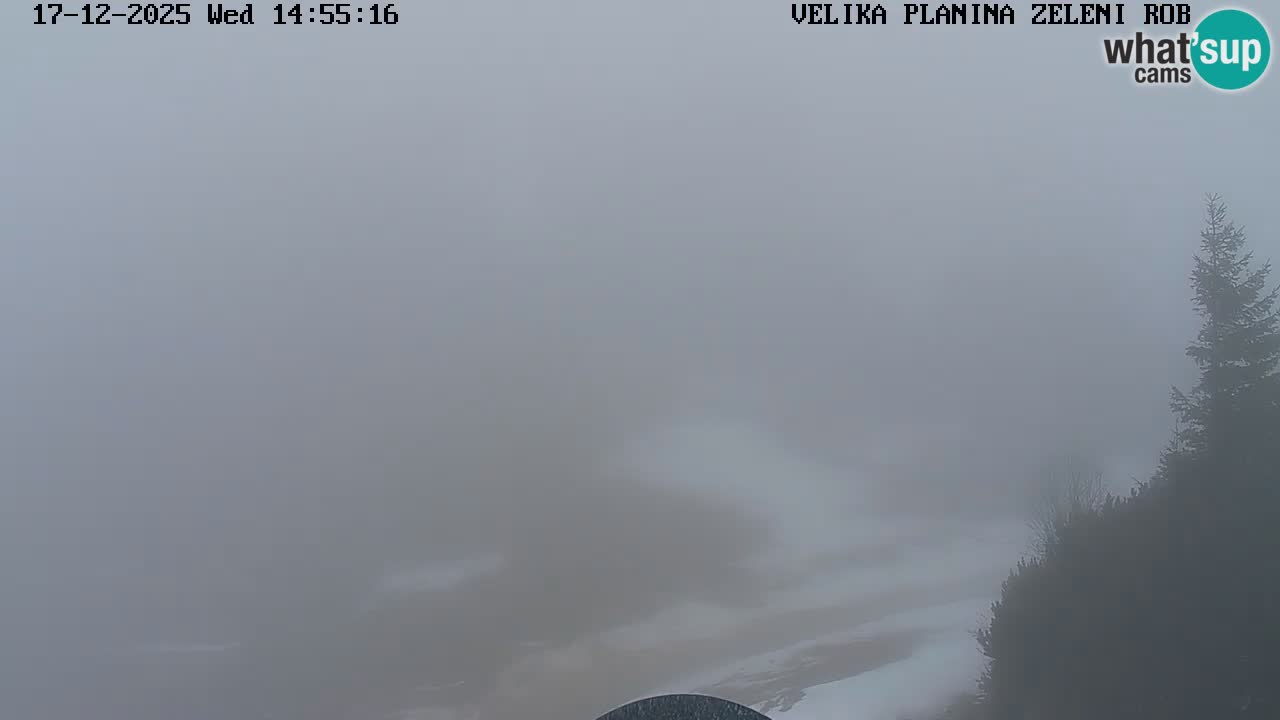 Zeleni Rob | Webcam en vivo Velika Planina