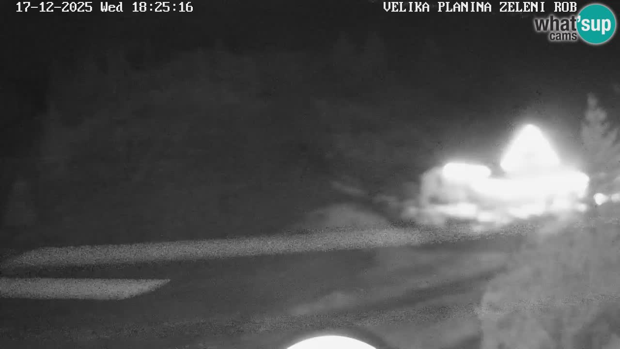 Zeleni Rob | Web kamera Velika Planina