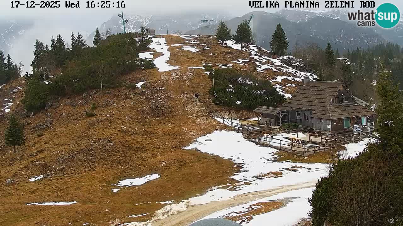 Zeleni Rob – Webcam live | Velika Planina