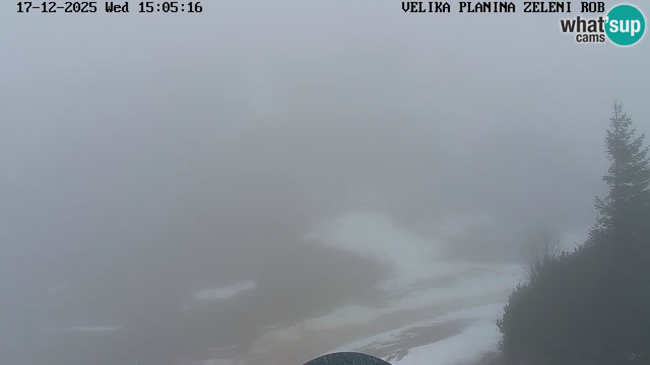 Zeleni Rob | Webcam en vivo Velika Planina
