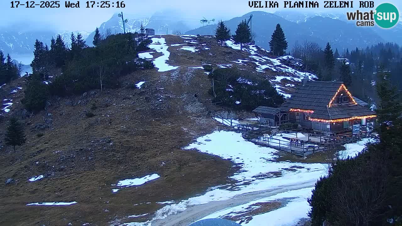 Zeleni Rob | Webcam live Velika Planina