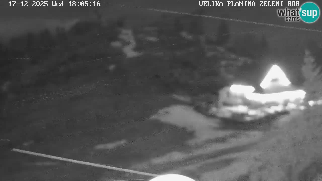 Zeleni Rob | Webcam en vivo Velika Planina