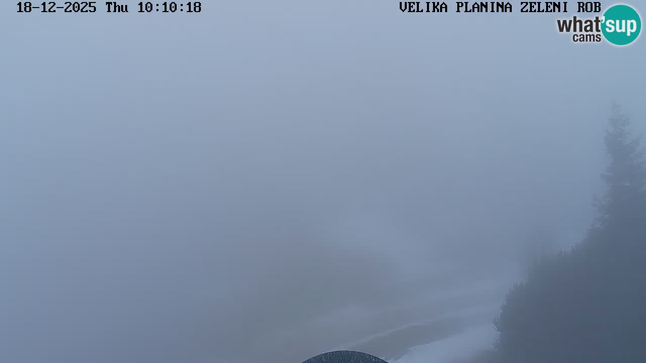 Zeleni Rob | Webcam en vivo Velika Planina