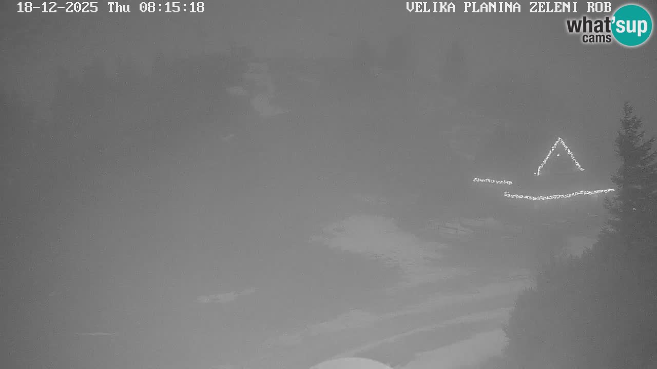 Zeleni Rob | Webcam en vivo Velika Planina