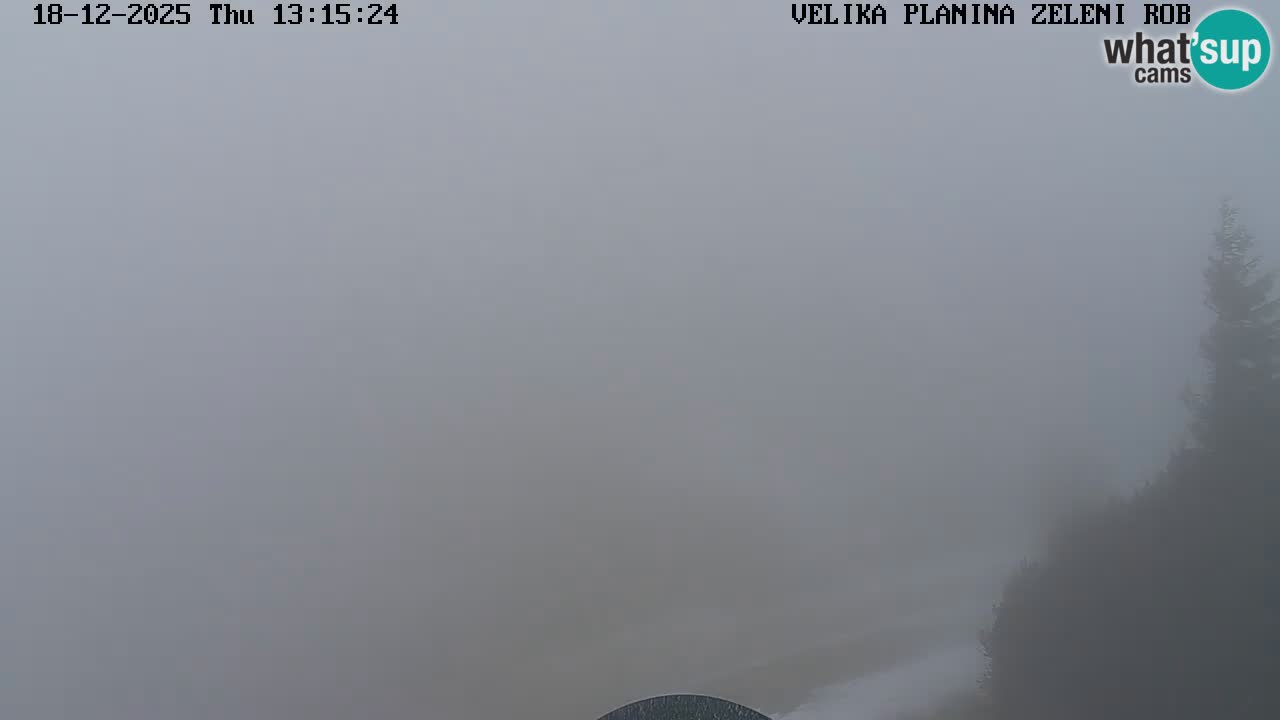 Zeleni Rob | Webcam en vivo Velika Planina