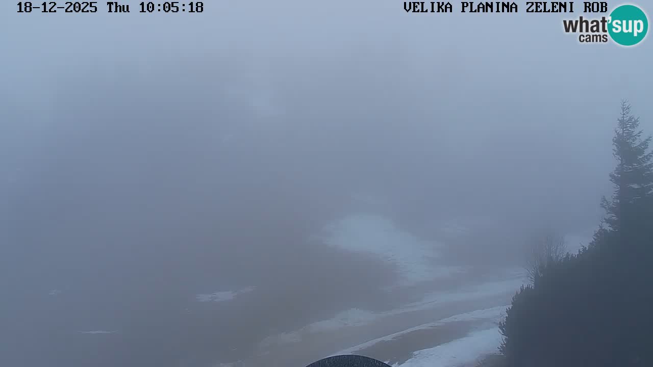 Zeleni Rob | Web kamera Velika Planina