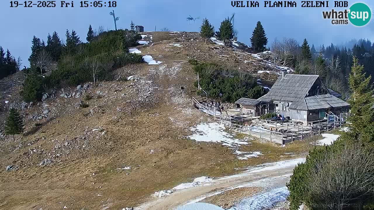 Zeleni Rob – Webcam live | Velika Planina