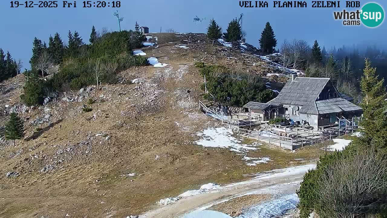 Zeleni Rob – Webcam live | Velika Planina