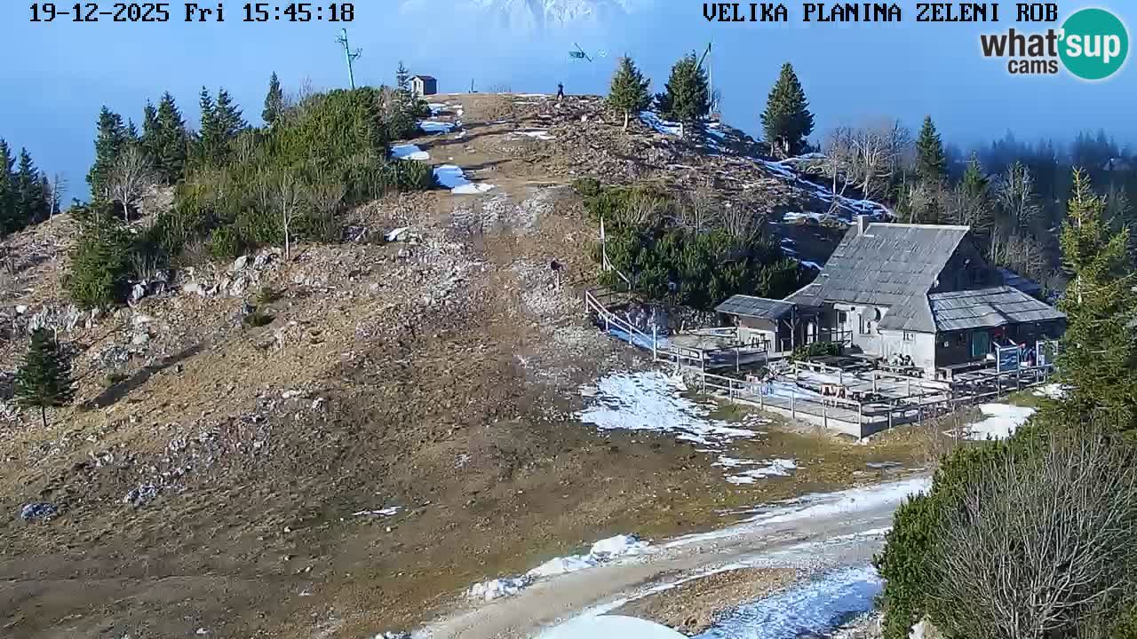 Zeleni Rob | Webcam live Velika Planina