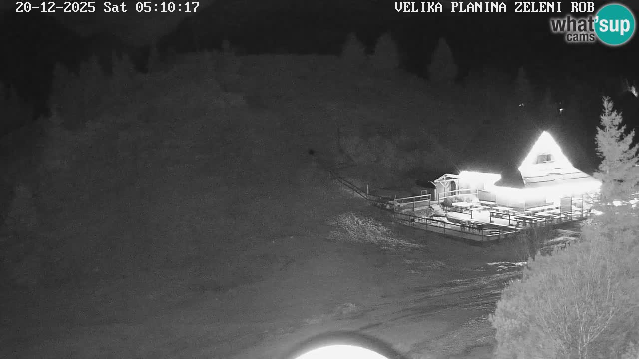 Zeleni Rob | Webcam en vivo Velika Planina