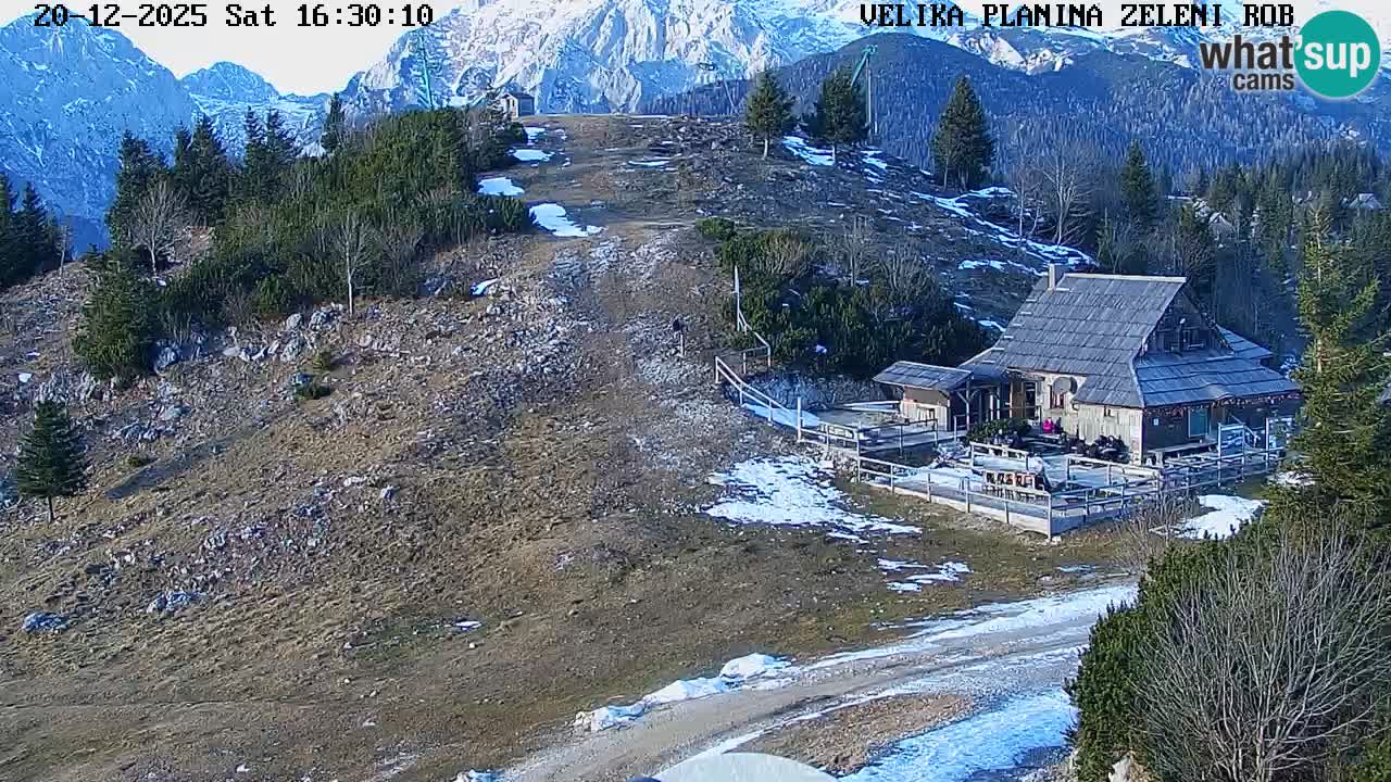 Zeleni Rob – Webcam live | Velika Planina