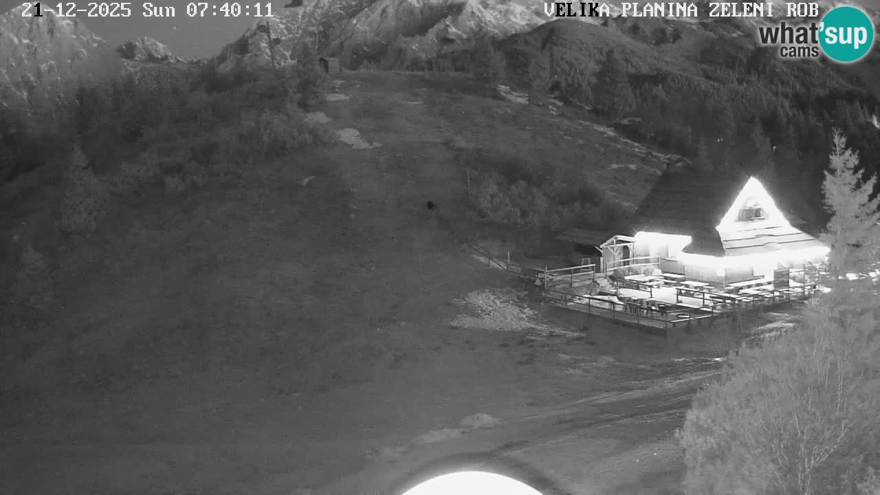 Zeleni Rob – Webcam live | Velika Planina
