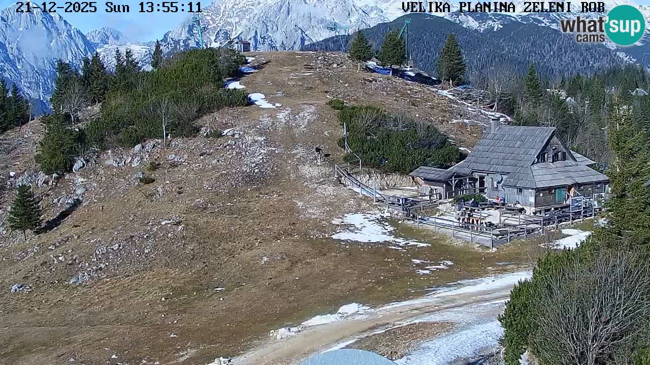 Zeleni Rob – Webcam live | Velika Planina