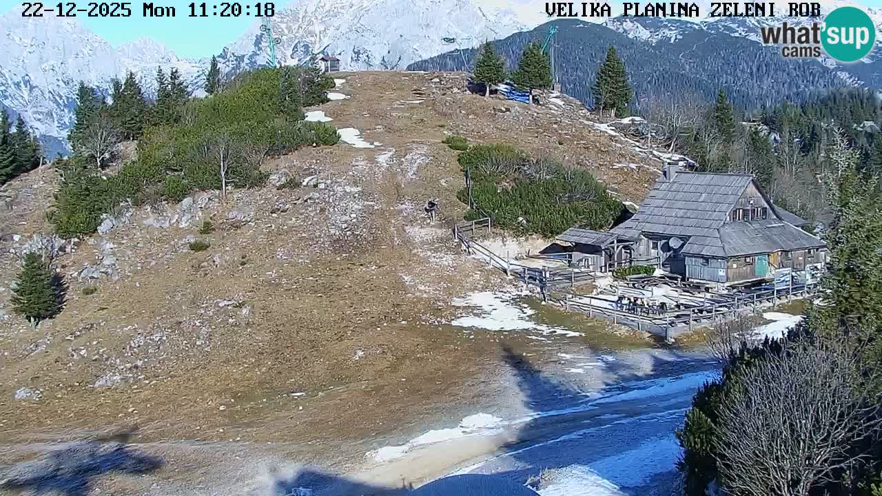 Zeleni Rob – Webcam live | Velika Planina