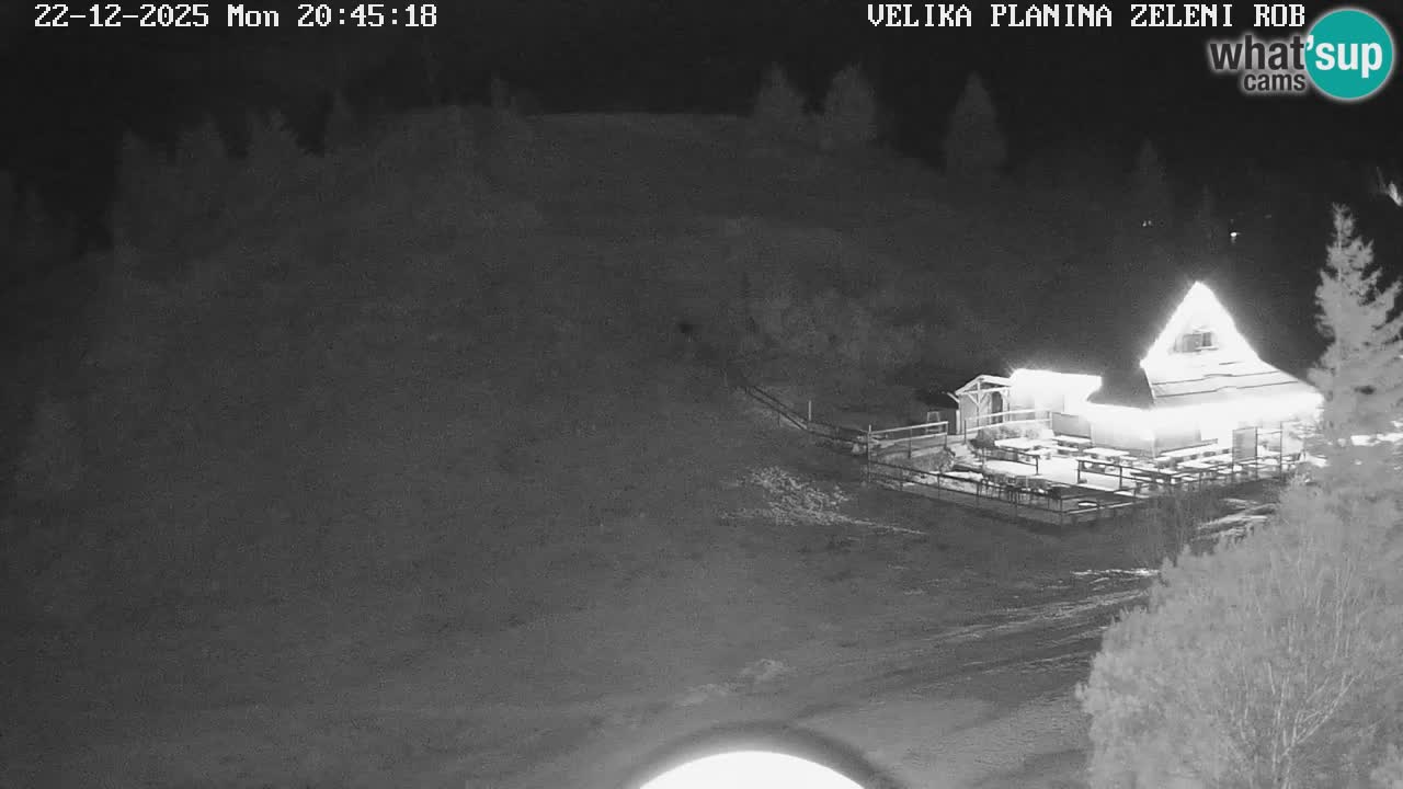 Zeleni Rob | Webcam en vivo Velika Planina