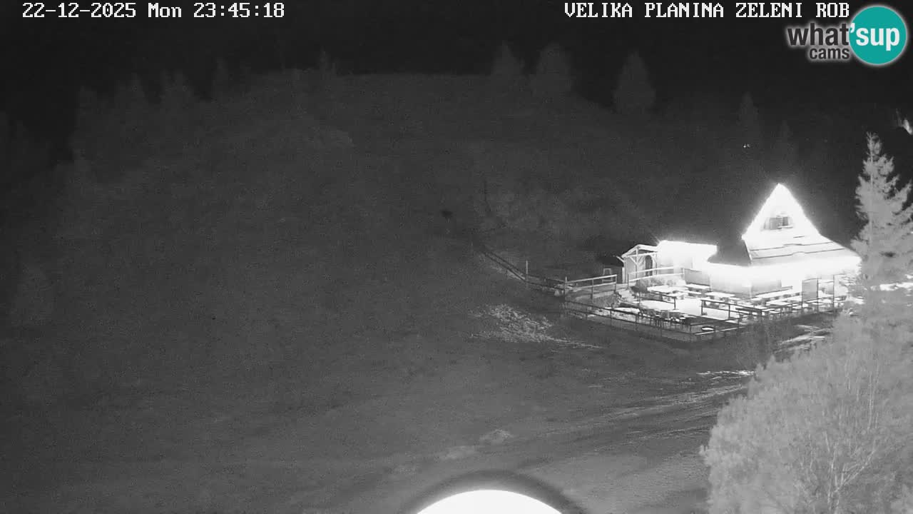 Zeleni Rob | Webcam en vivo Velika Planina