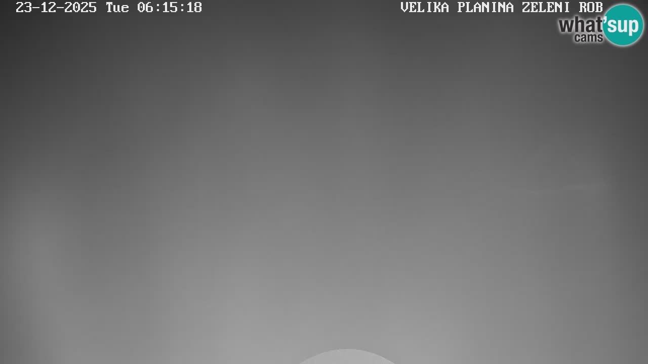 Zeleni Rob – kamera v živo | Velika Planina