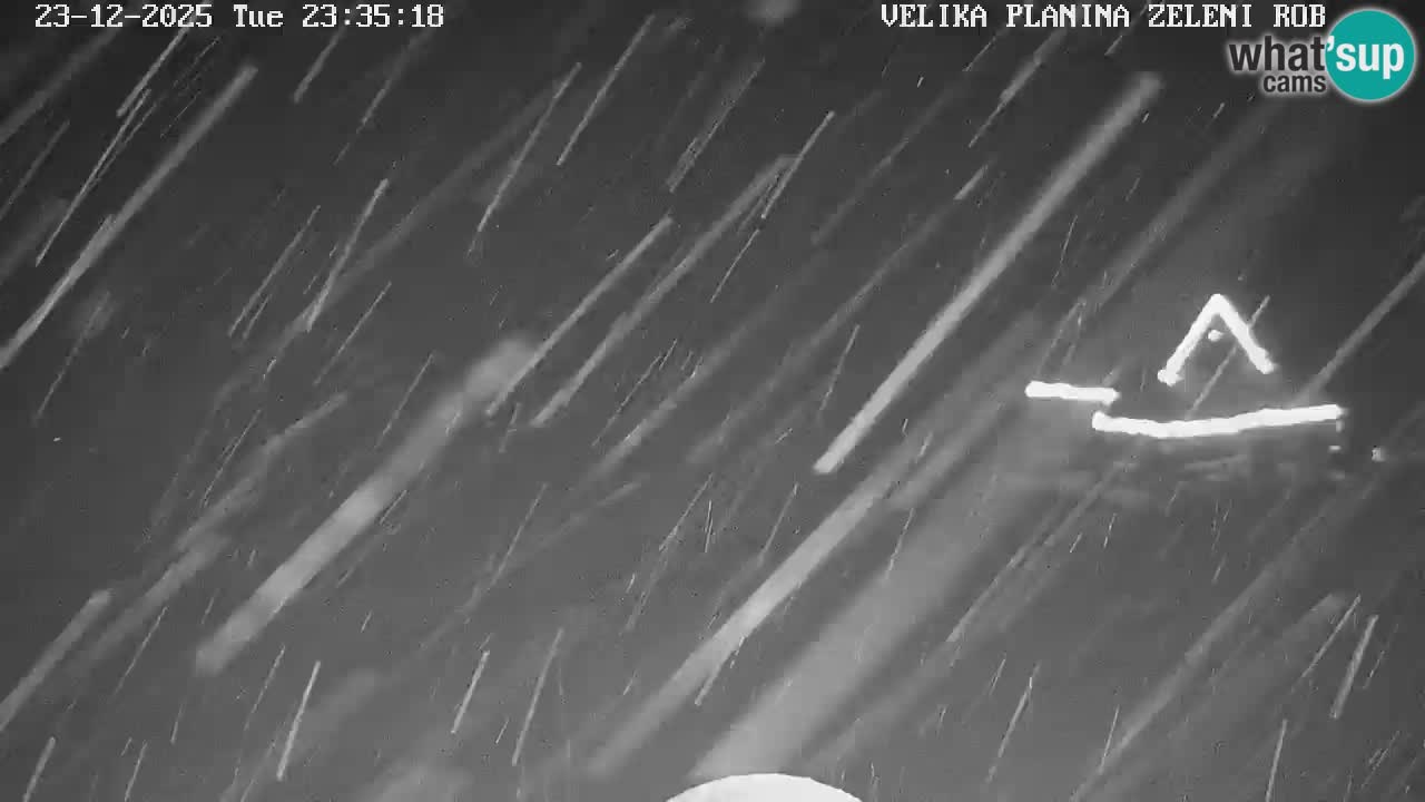 Zeleni Rob – kamera v živo | Velika Planina