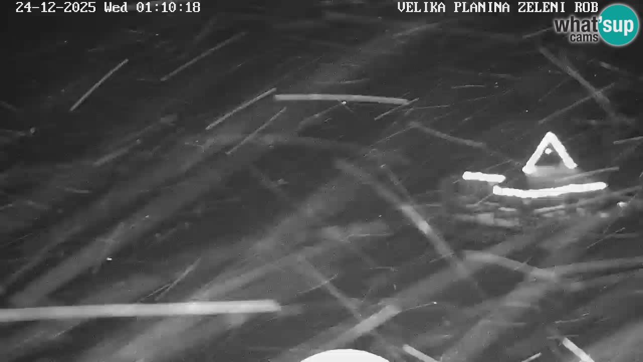 Zeleni Rob – kamera v živo | Velika Planina