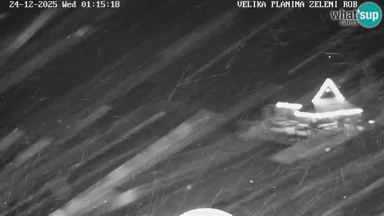 Zeleni Rob – kamera v živo | Velika Planina