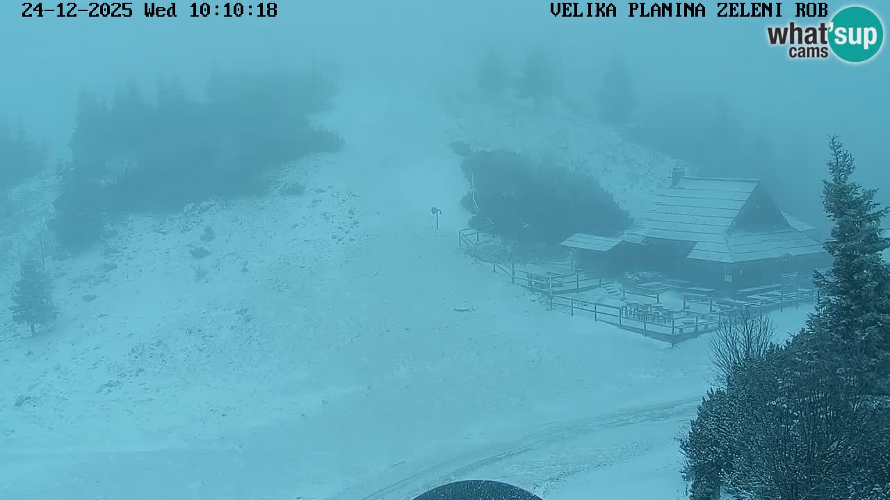 Zeleni Rob – Webcam live | Velika Planina