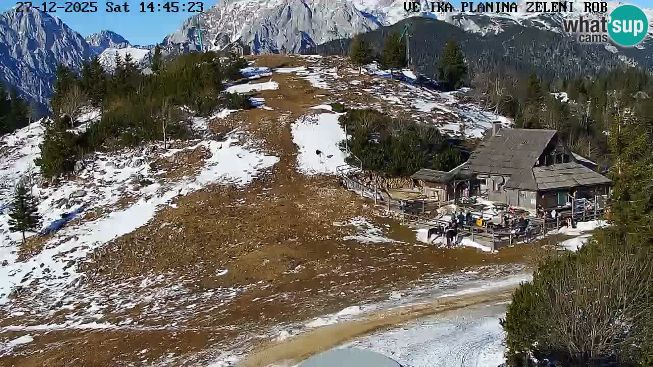 Zeleni Rob – Webcam live | Velika Planina