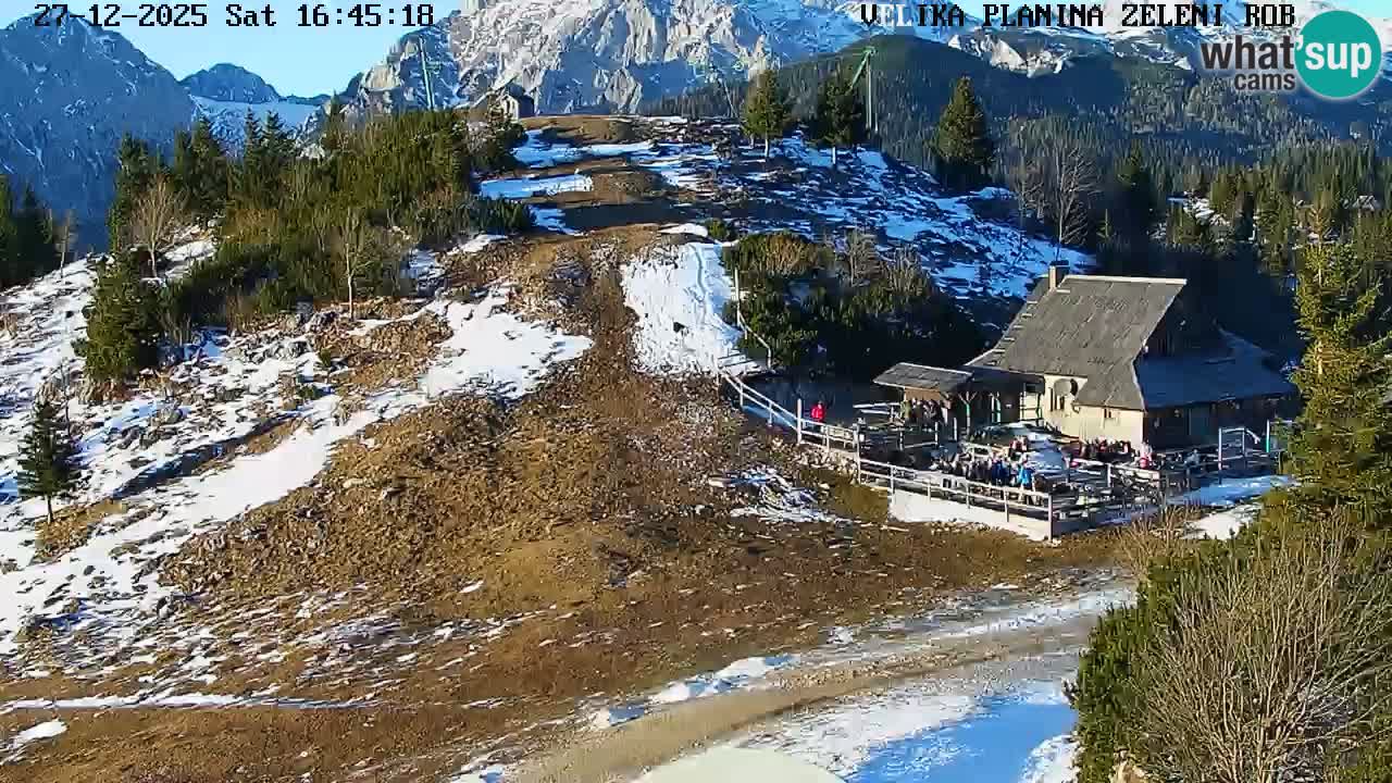 Zeleni Rob – Webcam live | Velika Planina