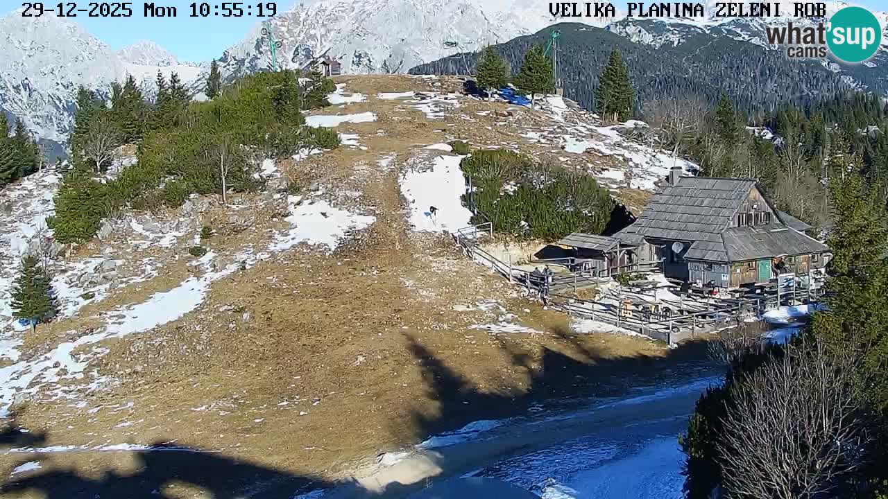 Zeleni Rob | Webcam live Velika Planina