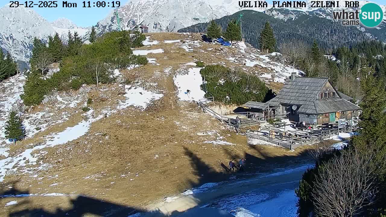 Zeleni Rob | Webcam live Velika Planina