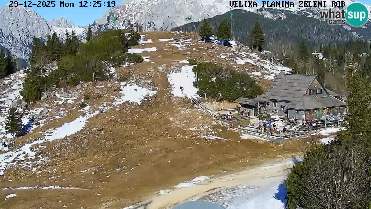 Zeleni Rob | Webcam live Velika Planina