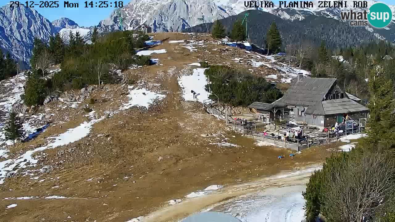 Zeleni Rob | Webcam live Velika Planina