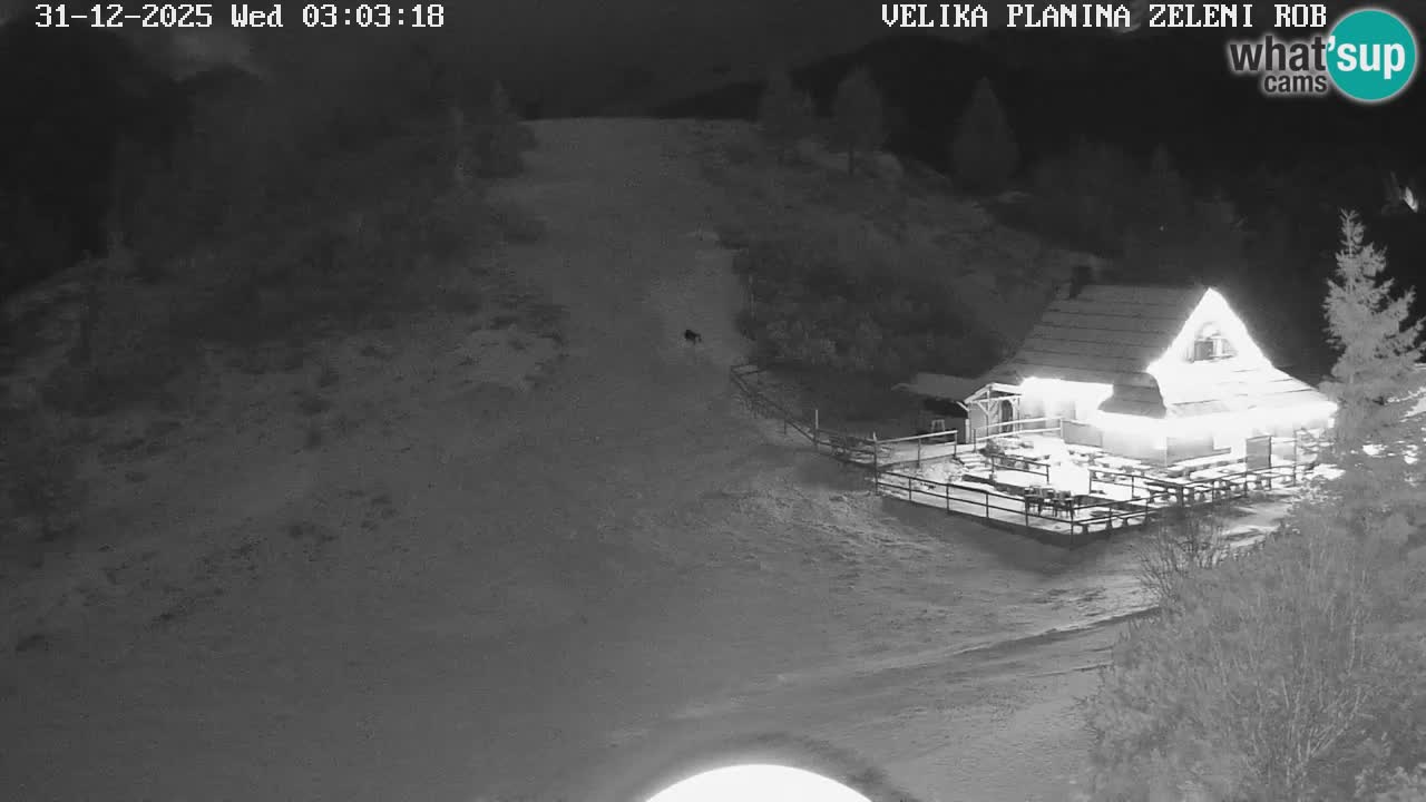 Zeleni Rob – Webcam live | Velika Planina